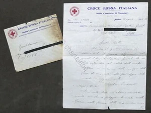 Croce Rossa Italiana - Mondovì - Lettera a infermiera volontaria - 1935 - Picture 1 of 1