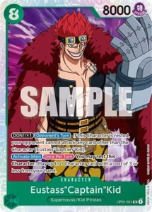 Eustass "Captain" Kid OP01-051 SR Romance Dawn One Piece Card TCG English NM/M - Picture 1 of 1