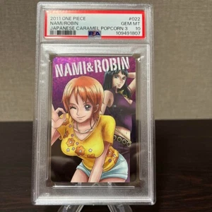 PSA 10 2011 UNA PIEZA JPN CARAMELO PALOMITAS PARTE 3 #022 NAMI/ROBIN - Imagen 1 de 2