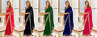 Women Georgette Sequins Work Saree Ladies Party Wear Sari Designer Wear Blouse