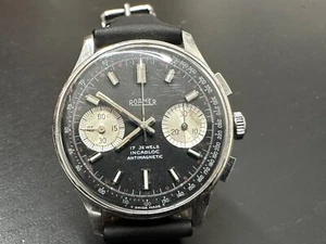 Valjoux 7733 Chronograph Roamer, Gehäusedurchmesser 36 mm - Bild 1 von 12