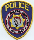 SPARTA WISCONSIN WI POLICE PATCH