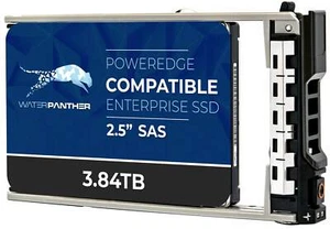 WaterPanther 3,84 To SAS 12 Go/s 2,5" Enterprise SSD G11 G12 G13 Health 90 % - 100 % - Photo 1/2