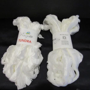 Rozetti Tundra Yarn (Bright White) Lot of 2 - Picture 1 of 2