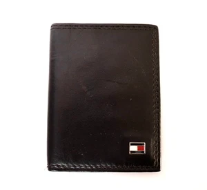 Tommy Hilfiger Mens Brown Leather Flip Card and ID Holder Wallet 10 x 7.5 Unisex - Bild 1 von 9