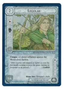 1996 Middle Earth CCG MeCCG - LEGOLAS - Tolkien TCG Card - Picture 1 of 2