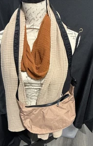 BAGGU Small Nylon Crescent Bag - Tan- Brown - Picture 1 of 8