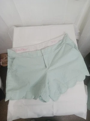 Pantalones cortos para mujer Lilly Pulitzer talla 12 100 % algodón. Pantalones cortos informales Beach Coastal Foto 1 de 4