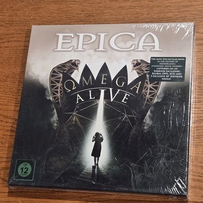 Epica - Omega Alive Box Set Limited Edition 5x Vinyl 2 x CD Blu-ray Earbook NEW - Image 1 of 3