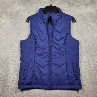 Antigua Puffer 背心女式中号紫色全拉链 — 第 1/4 张图片