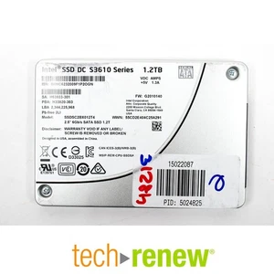 Dell Intel SSD DC S3610 | 1,2 TB | 2,5" SATA | 6 Gbps | SSDSC2BX012T4 - Imagen 1 de 1