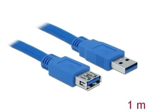 Delock USB 3.0 Verlängerung, 1m, Farbe: Blau (82538) - Bild 1 von 1