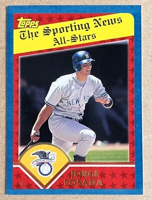 2003 MLB Topps The Sporting News All-Stars Jorge Posada #363 New York Yankees - Image 1 of 2