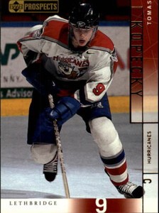 2000-01 UD CHL Prospects Hockey #71 Tomas Kopecky Lethbridge Hurricanes
