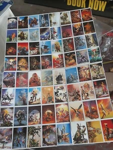 64 X Tarjetas de fábrica vintage de imágenes de cómic de Boris Vallejo Myth Fantasy sin respaldo - Imagen 1 de 9