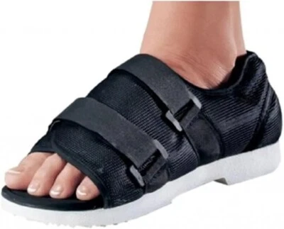 PROCARE 79-81147 BLACK MEDICAL/SURGICAL CAST SHOE, UNISEX  LARGE, DJ ORTHO - NEW - Image 1 of 4
