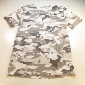 THE NIKE TEE DRI FIT CAMO TEE T SHIRT Mens S Camouflage Gray & White - Bild 1 von 3