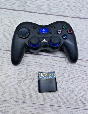 Logitech G-X2D11 Wireless Controller PlayStation 2 PS2 With Dongle AS/IS PARTS - Image 1 of 4