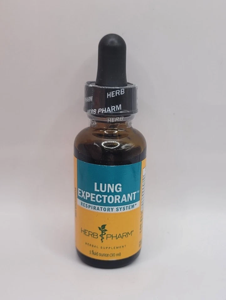Herb Pharm Lung Expectorant Respiratory System 1 FL Oz