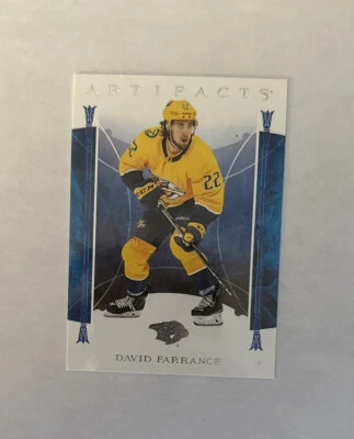 2022-23 NHL Upper Deck Artifacts Nashville Predators David Farrance Base Card - Image 1 of 2