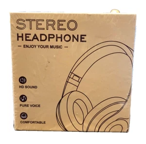 B35 Adjustable Wireless Stereo Headphones - Blk - NEW/SEALED - FAST SHIPPING - Picture 1 of 3