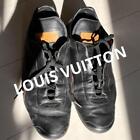 Men 9.0US Louis Vuitton Genuine Leather Sneakers Men'S 42 Black
