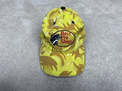 Gorra Bass Pro Shops correa juvenil amarilla El juego floral por todas partes Foto 1 de 4