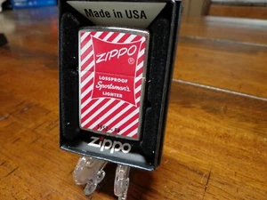 ZIPPO 1952-1954 LOSSPROOF SPORTSMAN'S BOX DESIGN ZIPPO LIGHTER MINT IN BOX - Picture 1 of 3