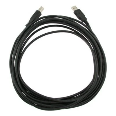 USB 2.0 Printer Scanner Cable Type A Male to Type B Male (25ft) - Black - Image 1 of 2