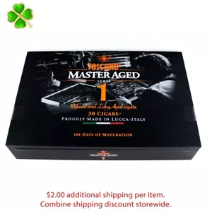 Caja de cigarros de madera vacía Toscano Master Aged serie 1 11" x 7,25" x 2" - Imagen 1 de 12