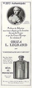 PUBLICITE PARFUM ORIZA LEGRAND MADAME DE POMPADOUR BOUCHER DE 1930 FRENCH AD PUB - Imagen 1 de 1