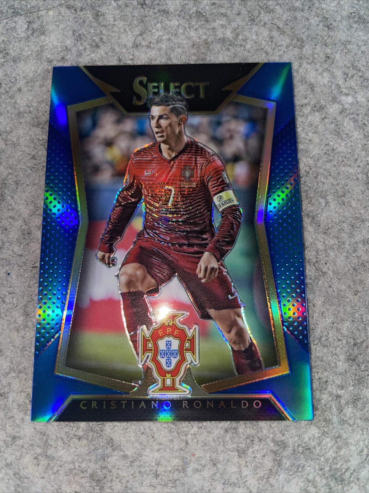 CRISTIANO RONALDO 2015 PANINI SELECT VARIATION BLUE PRIZM /299 #36