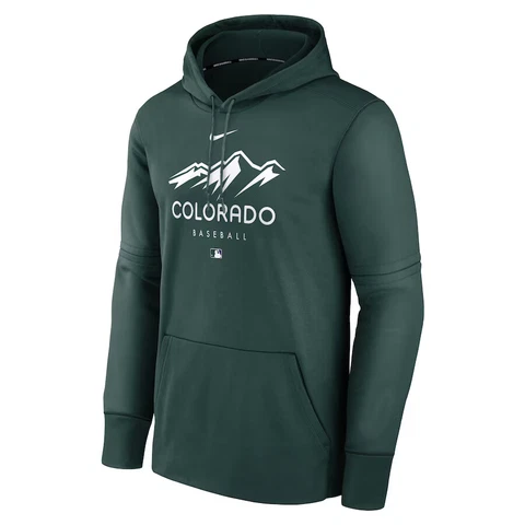 New Colorado Rockies Nike City Connect Pregame Performance Pullover Hoodie Men's Cover