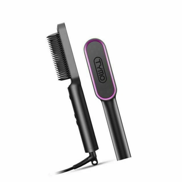 Tymo HC100 Hair Straightener Brush - Black