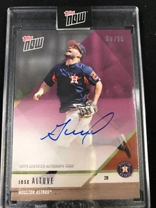 2018 TOPPS NOW RTOD Road Opening Day Autograph #OD-154C Jose Altuve Auto #08/25 - Picture 1 of 1