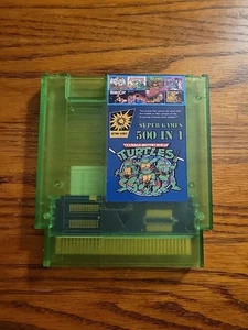 TMNT Super Games 500 In 1 - Green Cartridge - Picture 1 of 3