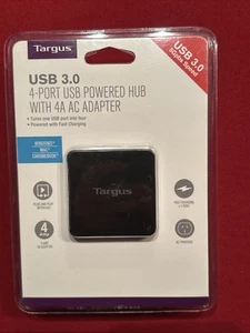 Targus USB 3.0 4-Ports Powered Hub With 4A AC Adapter - Photo 1/4