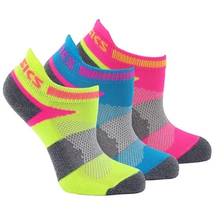 ASICS Quick Lyte Cushion 3Pack Low Cut Socks Youth Boys Size M Athletic ZK2362- - Picture 1 of 5
