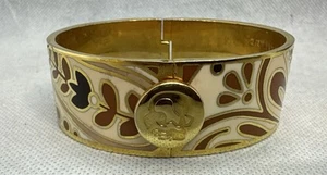 Vintage Spartina 449 Daufuskie Island Hinged Bangle Bracelet - Picture 1 of 6