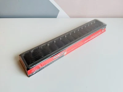 *NEW* Snap On 15-pc 1/2" 6-Point Flank Drive® Shallow Impact Socket Set 315IMMYA - Image 1 of 4