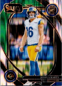 2024 Panini Select #282 Joshua Karty Black & Green Prizm Shock - Picture 1 of 2