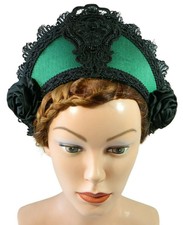 French Hood Coronet Kokoshnik Haube Tudor Anne Boleyn Mittelalter Schapel Diadem