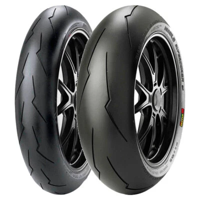 NEUMÁTICOS DE PAREJA PIRELLI 120/70-17 SUPERCORSA V2 SC1 + 190/55-17 SUPERCORSA - Imagen 1 de 4