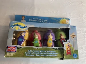 Teletubbies Rare Mega Blocks Vintage 1999 Build N Count - Picture 1 of 6