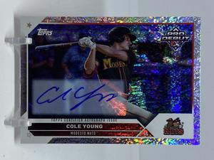 2023 Pro Debut sparkle parallel auto *Free Shipping* #'d 117/199 Modesto Nuts
