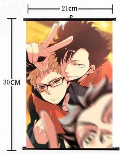Anime Haikyuu high school volleyball Wall Poster Scroll Home Decor Cosplay 1155 - Picture 1 of 4