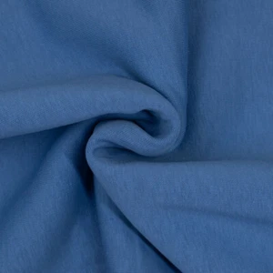 Sweatshirt Stoff uni blau (Preis= 0,5 Meter) - Bild 1 von 3