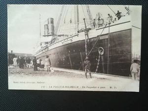 CPA 17 LA PALLICE-ROCHELLE - Un Paquebot à Quai - Imagen 1 de 2