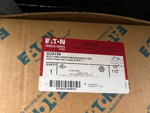 Eaton Crouse Hinds GUAT59 1-1/2" Outlet Box New - Picture 1 of 1