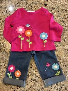 NWT Gymboree Girls Smart and Sweet 2pc Outfit Size 12 18 months